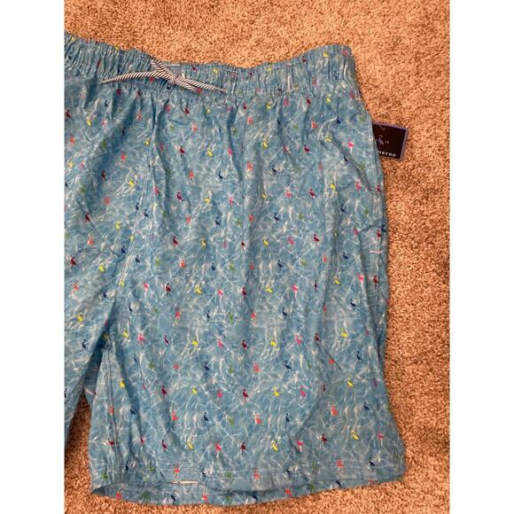 NWT Tailorbyrd Men's Flamingo Swim Trunks, XXL - Picture 3 of 5